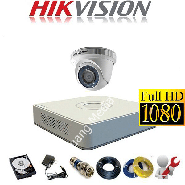 Lắp đặt trọn gói bộ 1 Camera IP Hikvision 2MP
