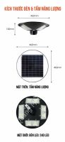 Đèn đĩa năng lượng mặt trời công suất - 300w